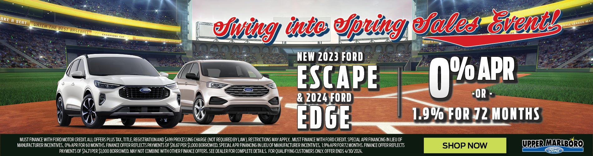 New 2023 Ford Escape & 2024 Ford Edge